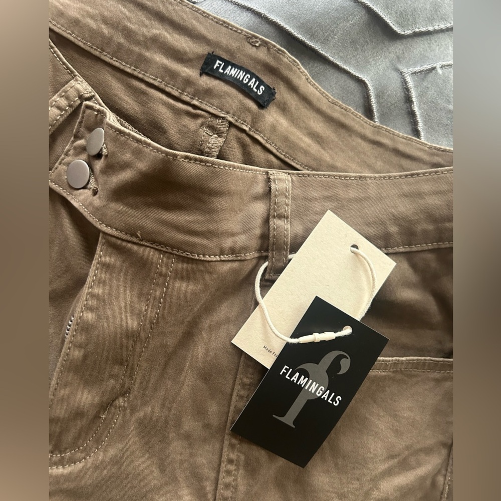 Flamingals Brown Pants - Picture 3 of 6